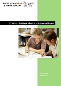 Literature review cover page